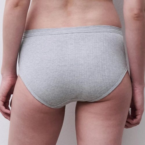 Chantelle Cotton Comfort grijs high brief