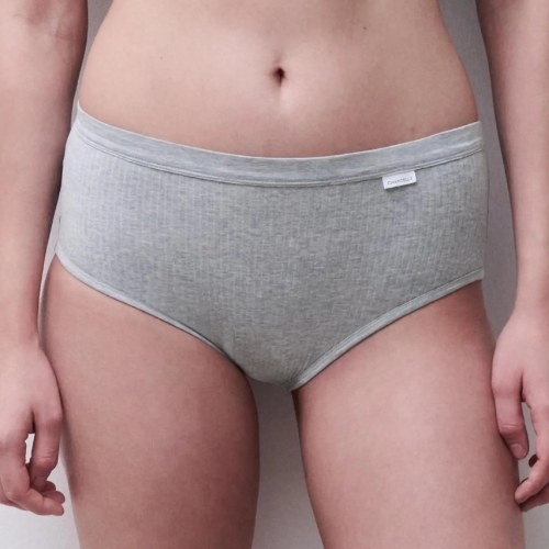 Chantelle Cotton Comfort grijs high brief