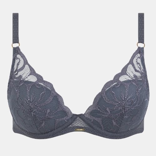Chantelle Fleurs grijs voorgevormde bh