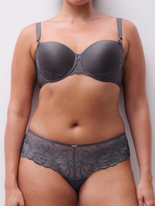 Chantelle Fleurs grijs voorgevormde bh