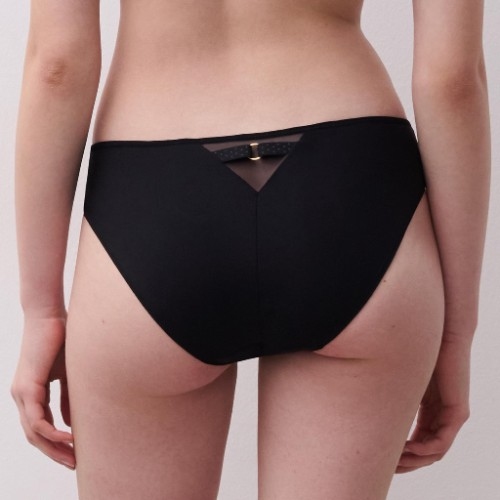 Chantelle Fleurs zwart slip