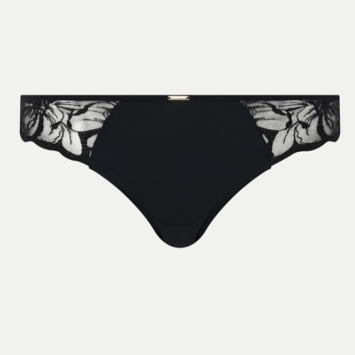 Chantelle Fleurs zwart slip