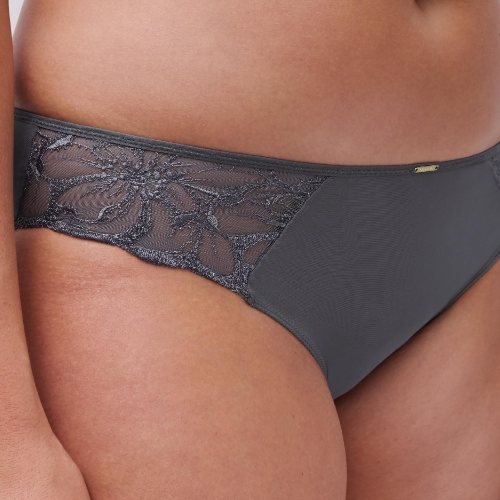 Chantelle Fleurs grijs slip