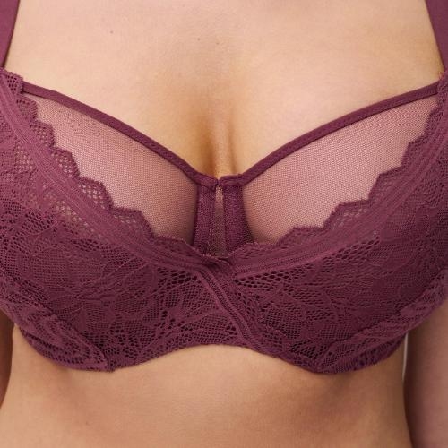 Chantelle Floral Touch paars niet voorgevormde bh