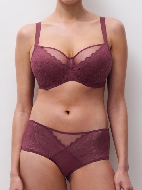 Chantelle Floral Touch paars niet voorgevormde bh