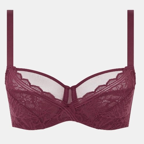 Chantelle Floral Touch paars niet voorgevormde bh
