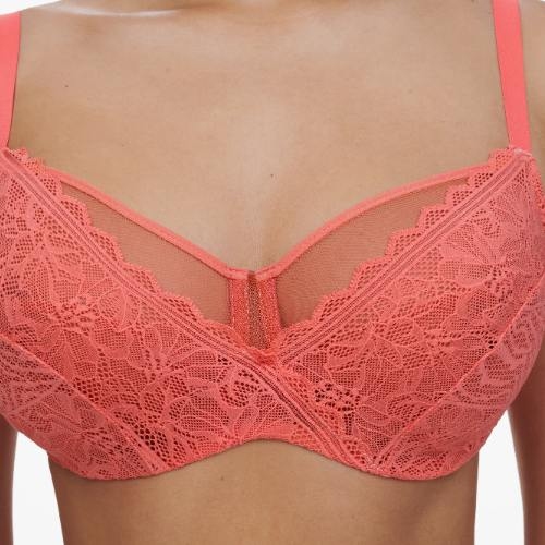 Chantelle Floral Touch coral niet voorgevormde bh