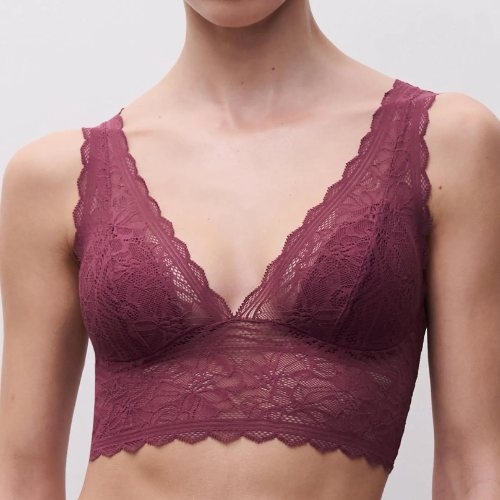 Chantelle Floral Touch paars wireless bh
