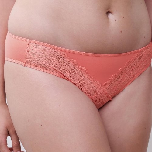 Chantelle Floral Touch coral slip