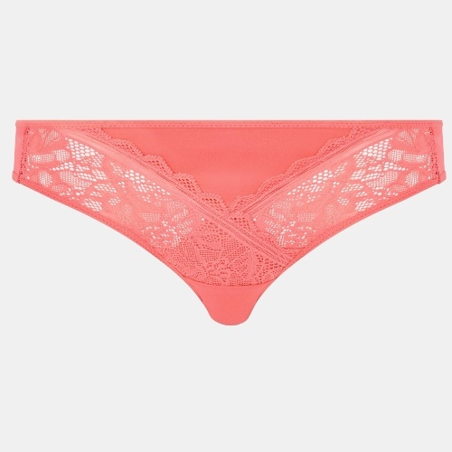 Chantelle Floral Touch coral slip