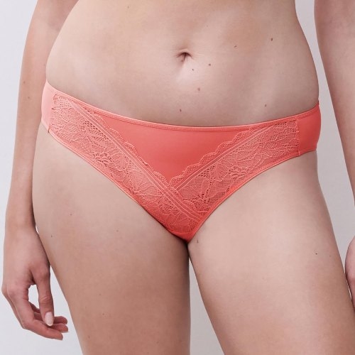 Chantelle Floral Touch coral slip