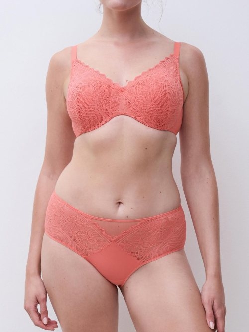 Chantelle Floral Touch coral short