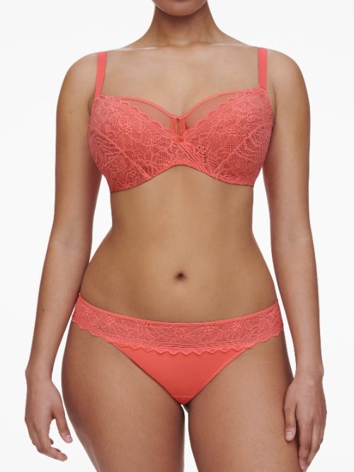 Chantelle Floral Touch coral brazilian