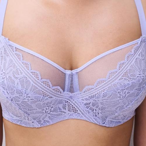 Chantelle Floral Touch blauw niet voorgevormde bh