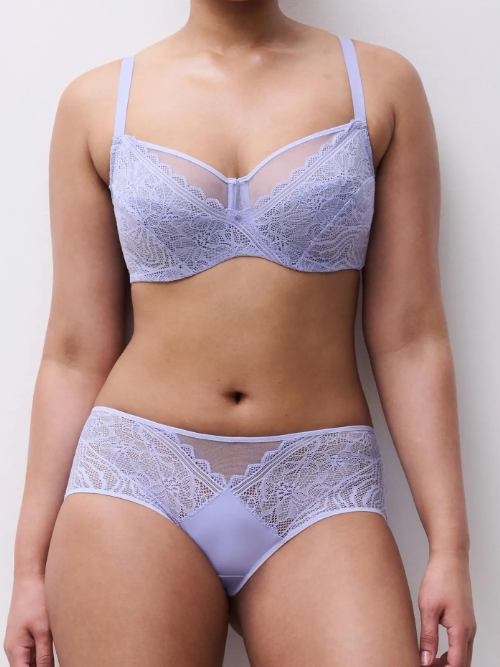 Chantelle Floral Touch blauw niet voorgevormde bh