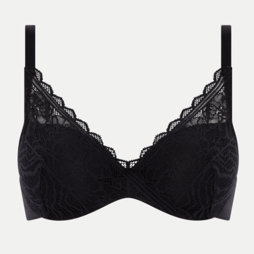 Chantelle Floral Touch zwart voorgevormde bh