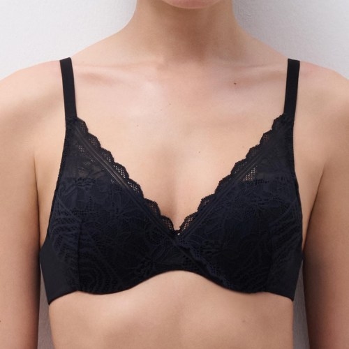 Chantelle Floral Touch zwart voorgevormde bh
