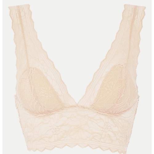 Chantelle Floral Touch beige wireless bh