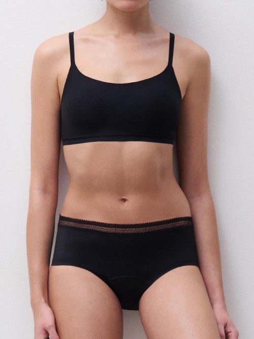 Chantelle Period Panty Essential zwart menstruatieslip