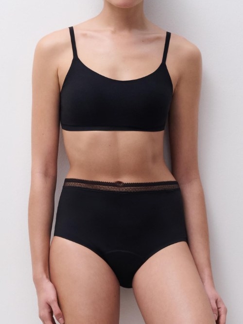 Chantelle Period Panty Essential zwart menstruatieslip