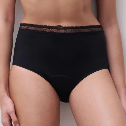 Chantelle Period Panty Essential zwart menstruatieslip