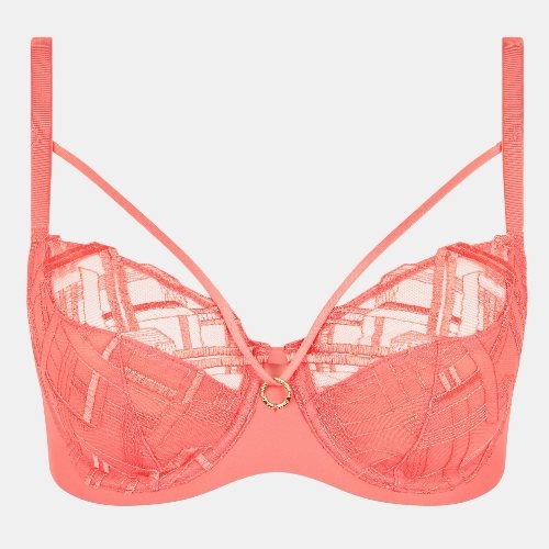 Chantelle Graphic Support coral niet voorgevormde bh