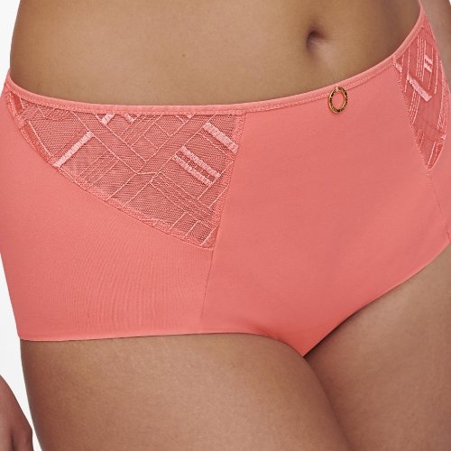 Chantelle Graphic Support coral high brief