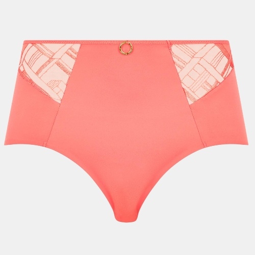 Chantelle Graphic Support coral high brief