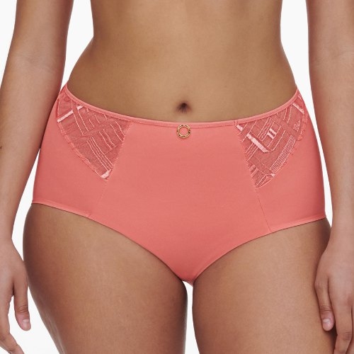 Chantelle Graphic Support coral high brief