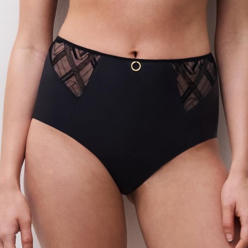 Chantelle Graphic Support zwart high brief