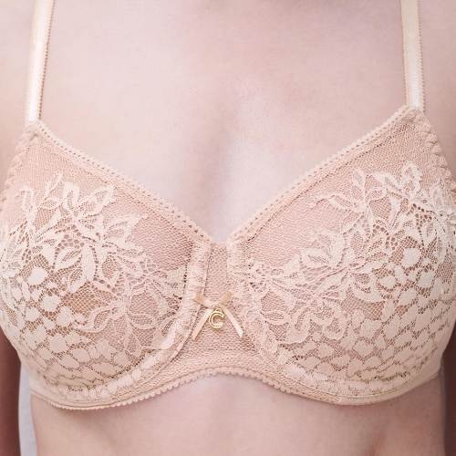 Chantelle Maris beige niet voorgevormde bh