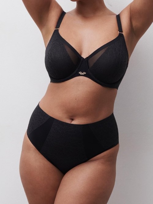 Chantelle Pure Lace zwart voorgevormde bh