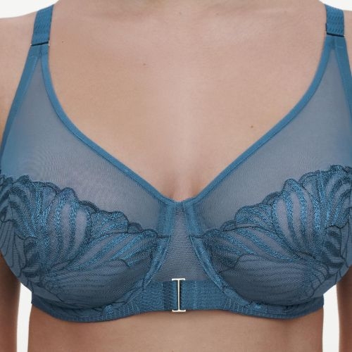 Chantelle Legend jeans blauw niet voorgevormde bh