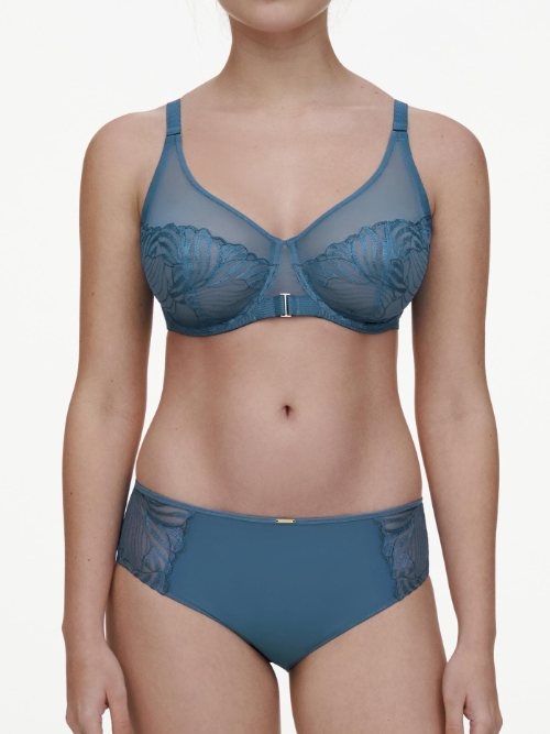 Chantelle Legend jeans blauw niet voorgevormde bh