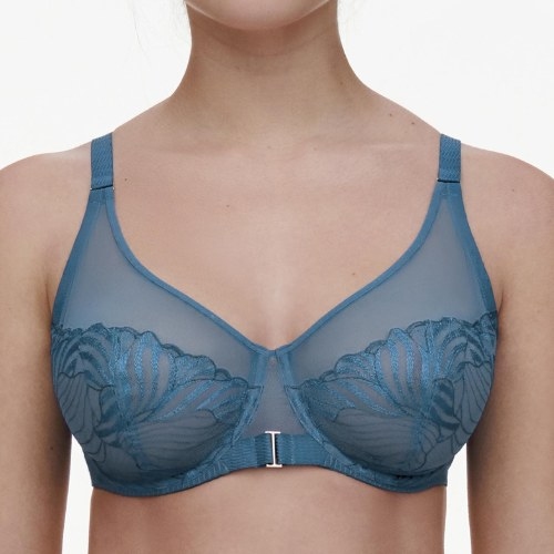 Chantelle Legend jeans blauw niet voorgevormde bh