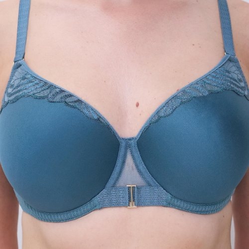 Chantelle Legend jeans blauw voorgevormde bh