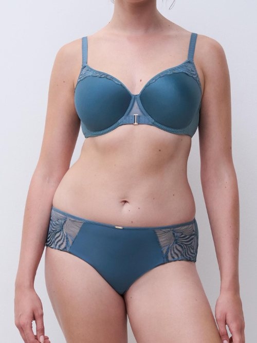 Chantelle Legend jeans blauw voorgevormde bh