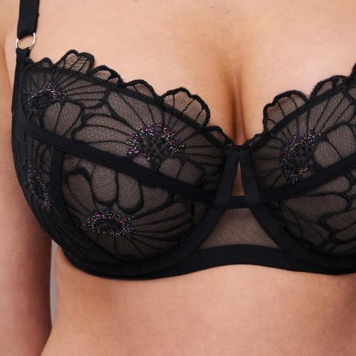 Chantelle Lush zwart niet voorgevormde bh