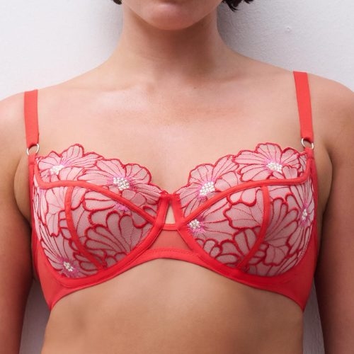 Chantelle Lush rood niet voorgevormde bh