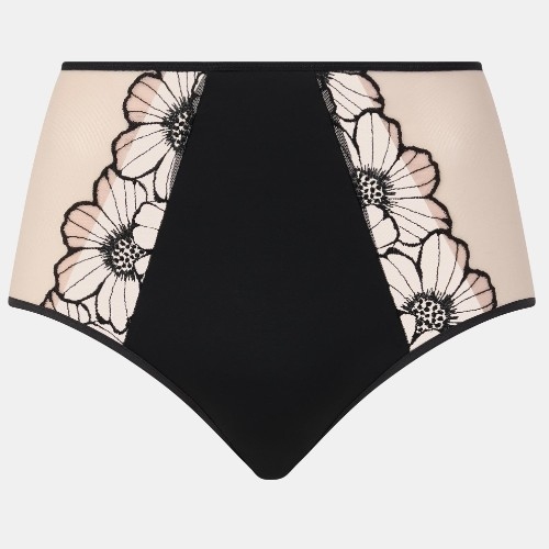 Chantelle Lush zwart/roze high brief