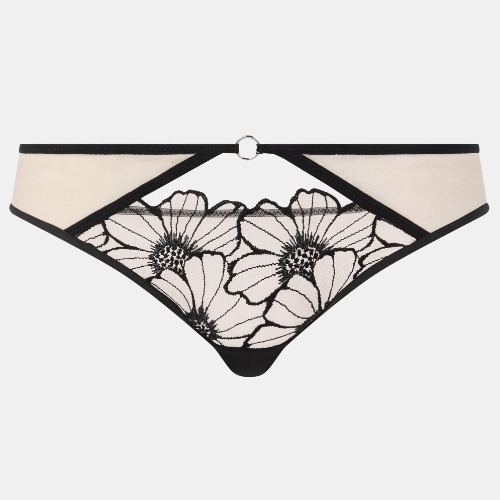 Chantelle Lush zwart/roze slip