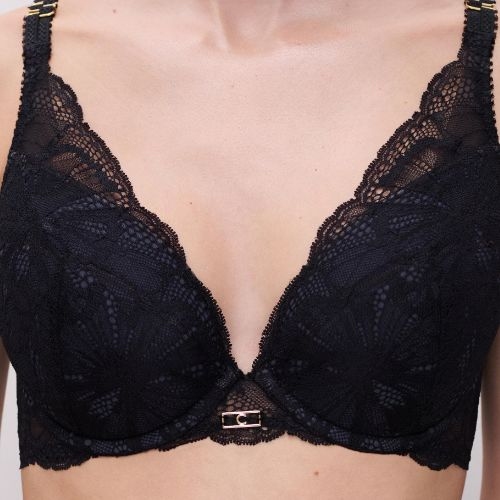 Chantelle Muse zwart push up bh