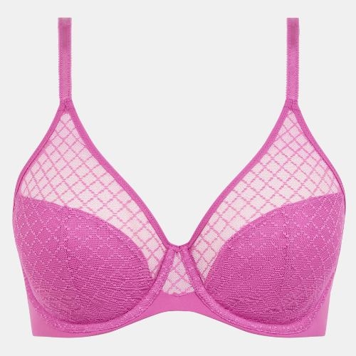 Chantelle Norah Chic fuchsia niet voorgevormde bh