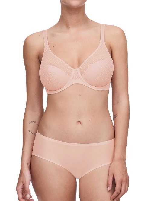 Chantelle Norah Chic roze niet voorgevormde bh