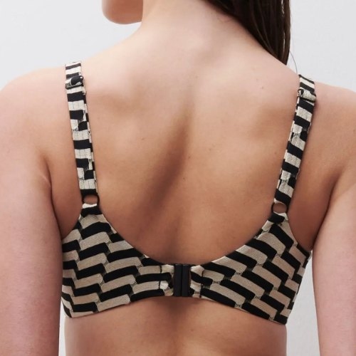 Femilet Badmode Santosa zwart/goud soft-cup bikinitop