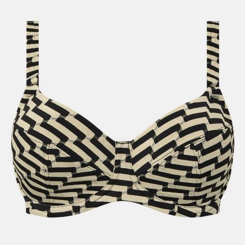 Femilet Badmode Santosa zwart/goud soft-cup bikinitop