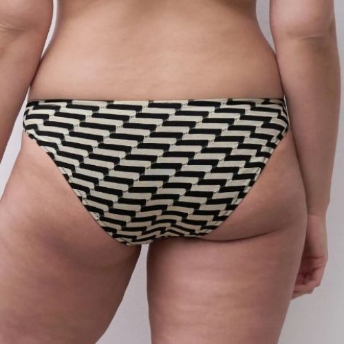 Femilet Badmode Santosa zwart/goud bikini broekje