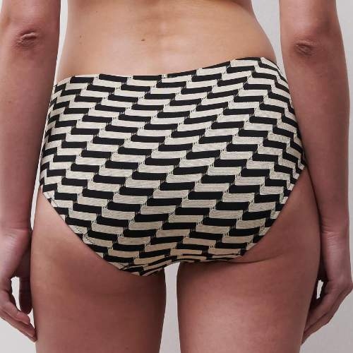 Femilet Badmode Santosa zwart/goud bikini broekje