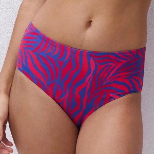 Femilet Badmode Tidra blauw/rood bikini broekje
