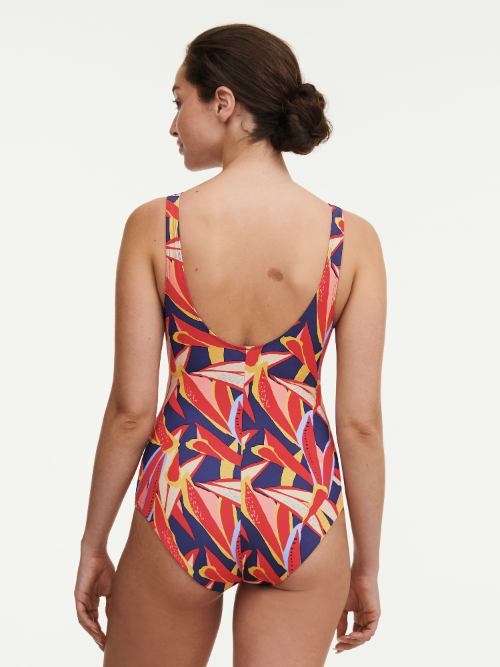 Femilet Badmode Granada blauw/rood badpak